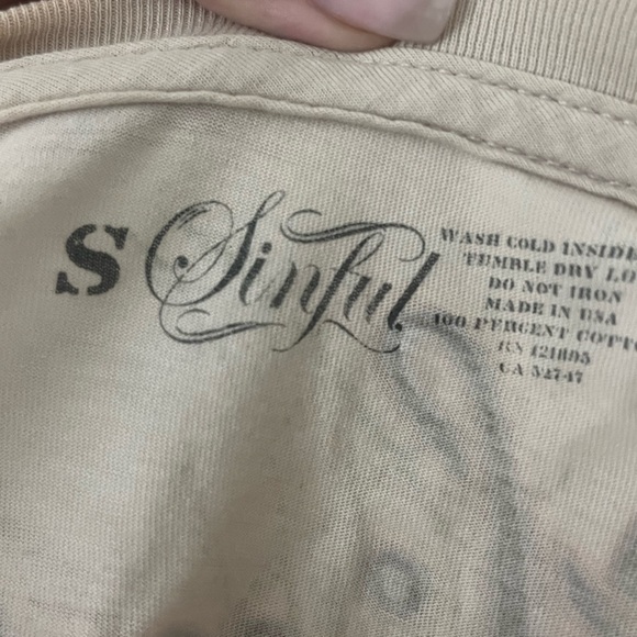 Sinful t-shirt - Picture 2 of 3